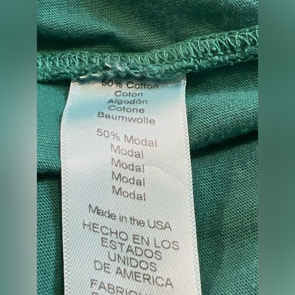 MICHAEL STARS Maxi Dress, Side Slit, Pull-On, Color Green, Size Medium - Picture 6 of 12